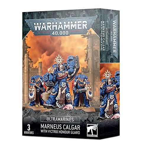 Games Workshop Warhammer 40k - Ultramarines Marneus Calgar con Garde d'Honneur Victrix