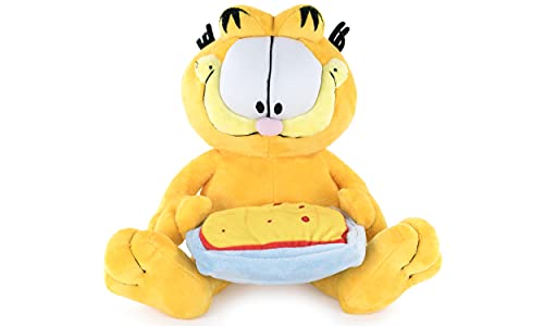 Garfield Lasaña Peluche 23cm con Peana - Calidad Super Soft