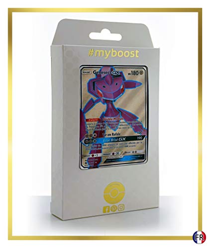 Genesect-GX 204/214 Full Art - #myboost X Soleil & Lune 8 Tonnerre Perdu - Coffret de 10 Cartes Pokémon Françaises