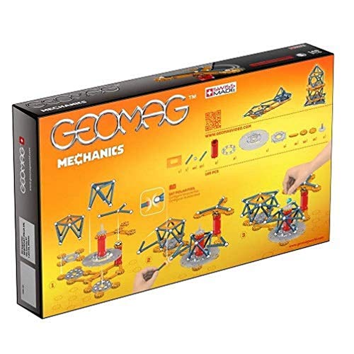 Geomag Mechanics Construcciones magnéticas y juegos educativos, 146 Piezas (722), Multicolor