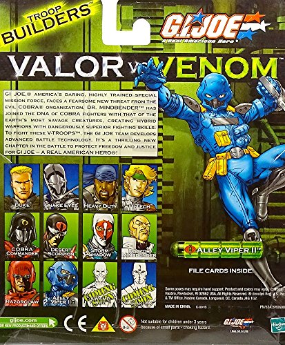 'G.I. Joe Alley Viper II y Cobra Viper Valor VS. Venom –  – Figuras de acción de Hasbro 2004