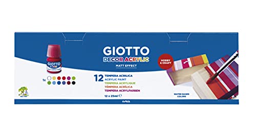 Giotto Decor Acrylic 25 Ml. Estuche 12 Uds.