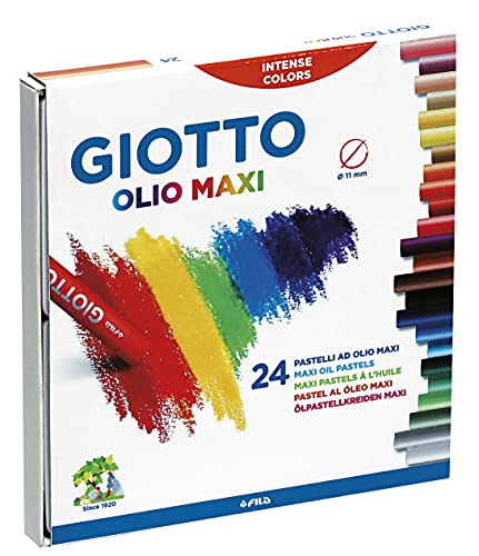 Giotto Olio Maxi Pastel al Óleo, Estuche 24 Uds.