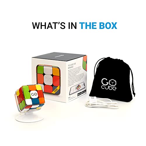 GoCube The Connected, una versión Inteligente del Cubo Rompecabezas : Juego y Juguete Stem de Velocidad y competición