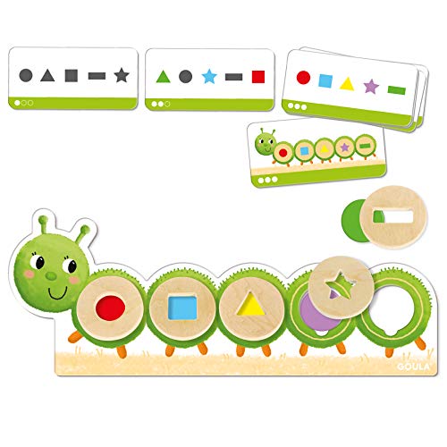 Goula- Oli shapes & color - Juguete educativo de habilidad mental para aprender formas y colores para niños a partir de 2 años