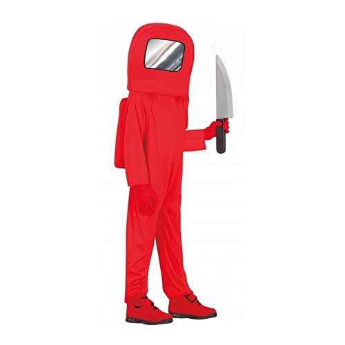 Guirca Disfraz de Astronauta Impostor Rojo para niños