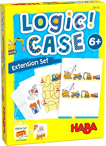 HABA 306126 - LogiCASE Set de Ampliación – Obras, Juego Educativo. Más 6 años