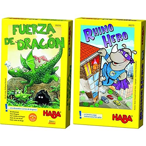 HABA Fuerza De Dragón ESP (302253) + Rhino Hero-ESP (302273)
