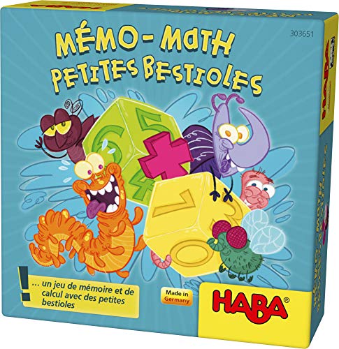HABA- Memo-Math - Pequeños bichos 303651, Coloridos