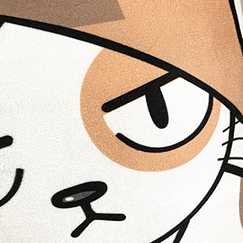 Haikyuu Anime - Peluche de peluche suave con diseño de cuervo y gato pequeño con dibujos animados para niños y niñas, llavero de anime