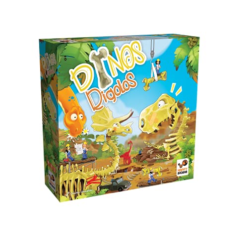 Happy Baobab- Dinos Rigolos Juego de Mesa, Multicolor (Blackrock-Games HAP001FU)