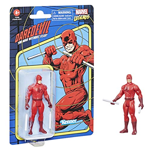 Hasbro Marvel Legends 9.5-cm-Scale Retro 375 Collection Daredevil Action Figure Toy