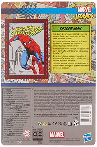 Hasbro Marvel Legends Series 375 - Figura de acción (9,5 cm), diseño de Spider-Man