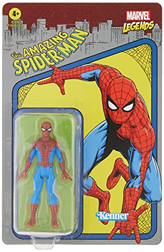 Hasbro Marvel Legends Series 375 - Figura de acción (9,5 cm), diseño de Spider-Man