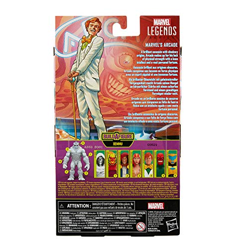 Hasbro Marvel Legends Series - Figura Coleccionable de Arcade de 15 cm y 2 Accesorios