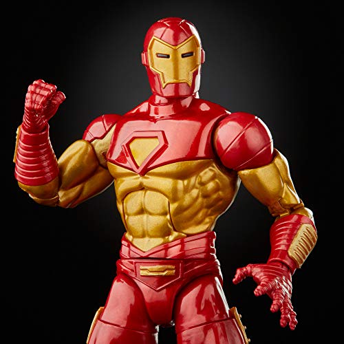 Hasbro Marvel Legends Series - Figura de Iron Man Modular de 15 cm - Diseño Premium - 4 Accesorios y 1 Pieza de Figura para armar