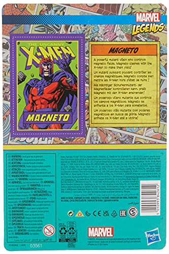 Hasbro Marvel Legends Series - Figura de Magneto de 9.5 cm - Colección Retro 375
