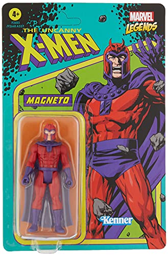 Hasbro Marvel Legends Series - Figura de Magneto de 9.5 cm - Colección Retro 375