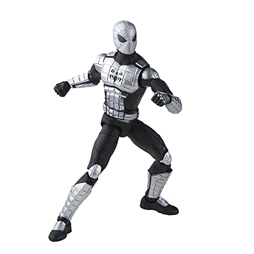Hasbro Marvel Legends Series - Marvel Spider-Man - Figura de acción Spider-Armor MK I - Incluye 4 Accesorios: 2 Manos adicionales y 2 Accesorios con Efecto de teleraña, F3698