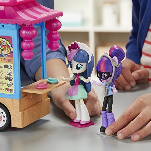 Hasbro My Little Pony Equestria Girls - Camioncito De Sushi - Kits de Figuras de Juguete para niños (5 año(s), Chica, Multicolor, Dibujos Animados, Animales, My Little Pony)