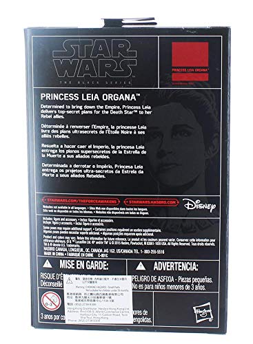 Hasbro Star Wars, 2015�El Negro Serie, la Princesa Leia Organa [una Nueva Esperanza] Exclusivo Figura de acci�n, 3,75�Pulgadas