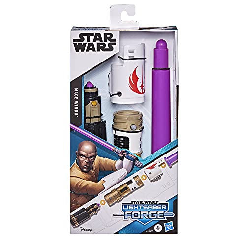 Hasbro Star Wars Forge Mace Windu, juguete de rol ajustable para mayores de 4 años