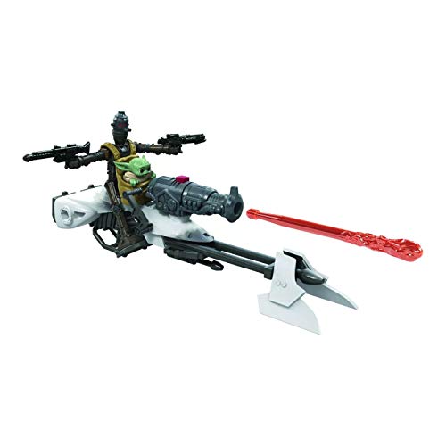 Hasbro- Star Wars Mission Fleet Expedition Class IG-11 Speederbike Figure The Child 6 cm, Color Multicolor. (F16455L1)