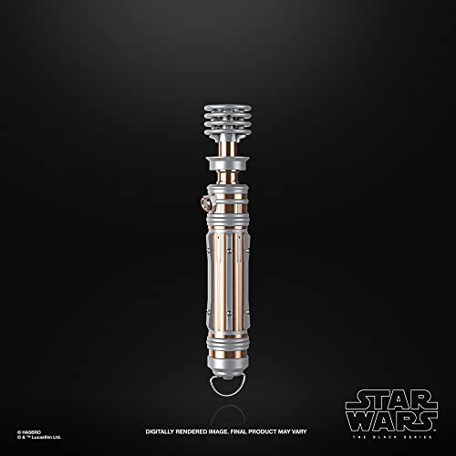 Hasbro Star Wars The Black Series - Leia Organa - Sable de luz Force FX Elite con Luces LED avanzadas y Efectos de Sonido - Artículo de colección para Adultos