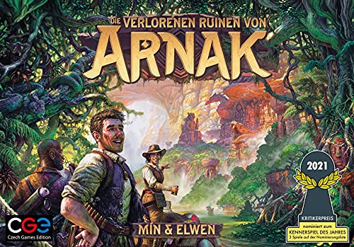 Heidelberger Spieleverlag-Las ruinas perdidas de Arnak Worker-Placement & Deckbau - Juego de Mesa, Multicolor (Czech Games Edition CZ115)