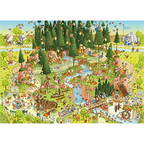 Heye- Black Forest Habitat Puzzle, Multicolor (HY29638)