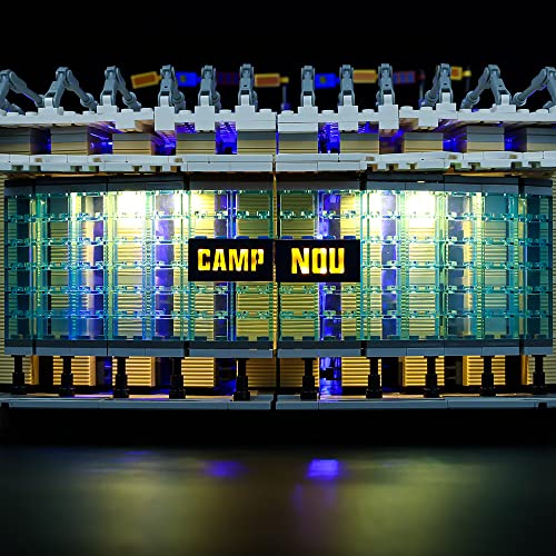 Iluminación LED compatible con Lego Barcelona Camp NOU, juego de luces LED para LEGO 10284 modelo [Modelo 10284]