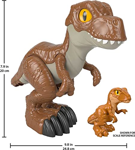 Imaginext Jurassic World T-Rex XL, dinosaurio grande de juguete para niños +3 años (Mattel HCH93)