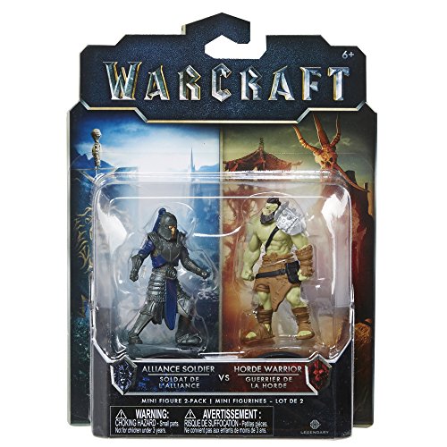 Jakks Pacific - Warcraft Mini Figure 2 Packs Alliance Soldier Vs Horde War (PC)