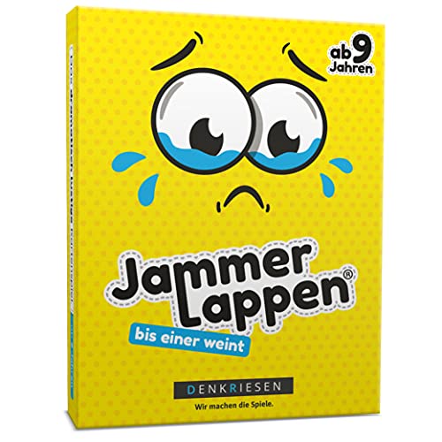 JAMMERLAPPEN – El dramático y divertido juego de cartas hasta Einer weint | regalo de amigo invisible, juego familiar | regalo de cumpleaños | juego de viaje