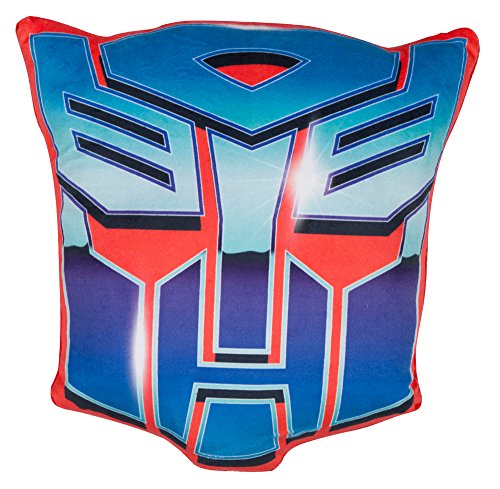 Joy Toy 96018 – Transformers Logo Cojín 33 x 33 cm, Multicolor