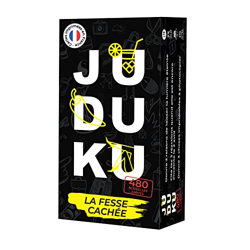 JUDUKU Juego de mesa de La Fesse Cachée - 480 cartas fabricadas en Francia
