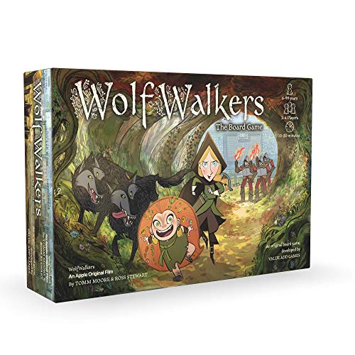 Juego de Mesa de WolfWalkers - Juego de Mesa Familiar de Aventuras Original - Mundo Mágico Animado Único - Juego de Mesa Divertido y Atractivo para Niños de 6 Años en adelante - Hermosas Ilustraciones