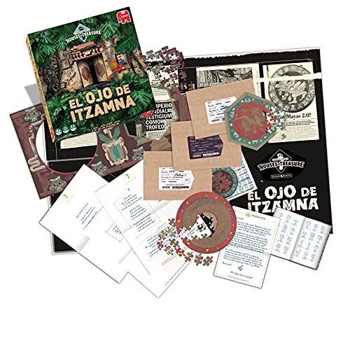 Jumbo - Escape Quest El Ojo de Itzamna, Juego de mesa que simula una experiencia escape room y puzle adulto a partir de 16 años