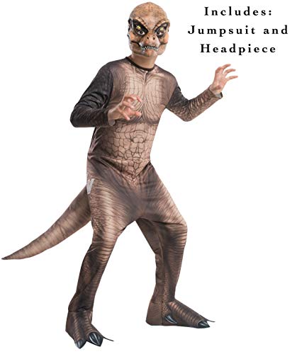 Jurassic World - Disfraz de dinosaurio T-Rex para niños, infantil talla 5-7 años (Rubie's 610814-M)