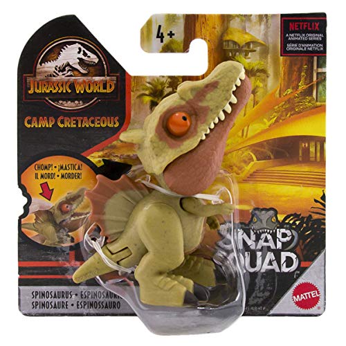 Jurassic World Figura Espinosaurio Camp Cretaceous Snap Squad