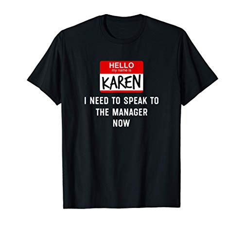 Karen Halloween Meme Necesito Hablar Con El Gerente Camiseta