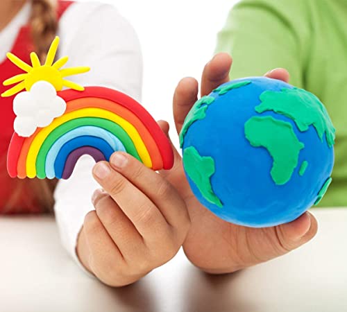 KARLOR Plastilina para niños, 12 colores, arcilla para modelar, ultraligera, no tóxica, seca al aire, para niños a partir de 3 años