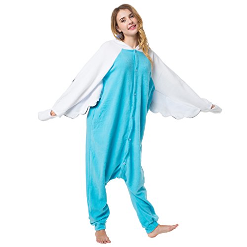 Katara (10+ Modelos) Kigurumi Pijamas Disfraz Animal Halloween Adultos Loro Azul Talla 175-185cm