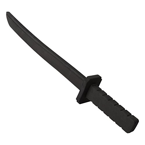 Katara 1771 - Juego de 2 Espadas de Espuma Gomaespuma Ninja 55cm de Largo, Negro