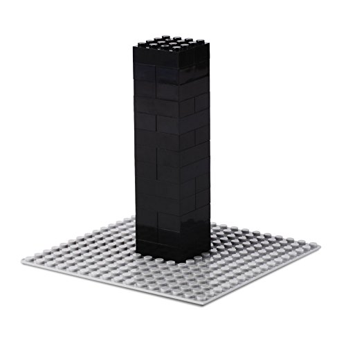 Katara Juego De 520 Ladrillos Creativos En Caja Con Placa De Construcción 100% Compatibles Con Lego Classic, Sluban, Papimax, Q-bricks, Color Negro (1827) , color/modelo surtido
