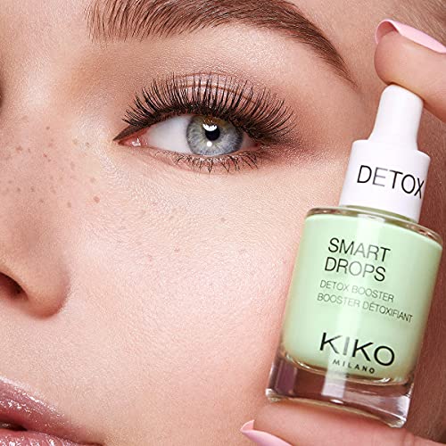 Kiko Milano Smart Drops Booster Set of 3 Facial Charge + Detox + Glow, Efecto Energizante, Detox y Illuminador