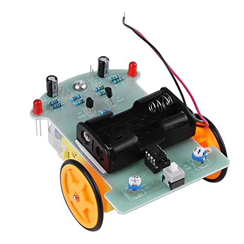 Kit de Robot, Coche Inteligente, Conjunto de Componentes Electrónicos de Coche, Rastreador de Línea