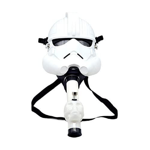 Knowoo Casco de Stormtrooper The Black Series Rogue One Mask Casco, Clone Trooper Imperial Stormtrooper Imperial, Silicone + Acrylic Full Mask Toy for Halloween Cosplay Adult