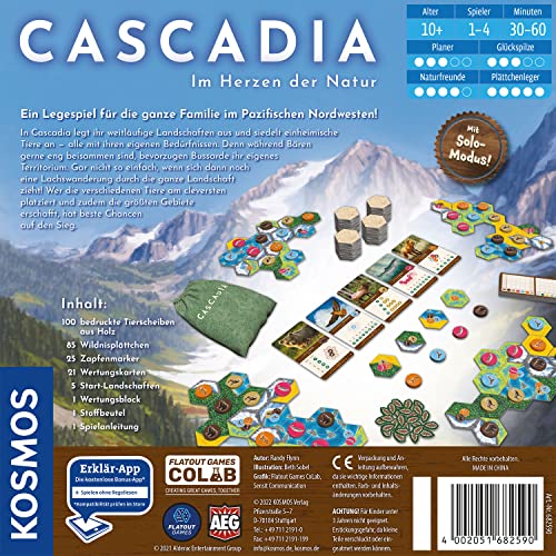 KOSMOS- Cascadia Juego, Multicolor (682590)
