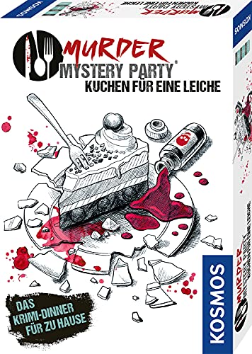 KOSMOS- Murder Mystery Party-Tarta de Liguero Juego de Cena Krimi, Color Blanco (682125)